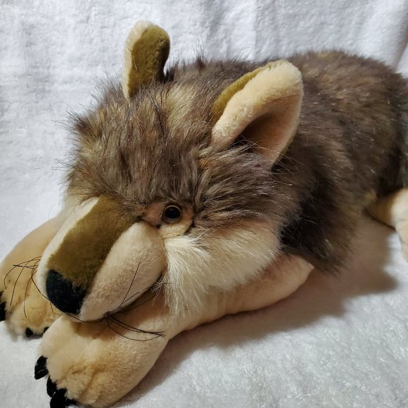 K&M Toys Toys Km Toys Wild Republic Large Timber Wolf Plush Stuffed